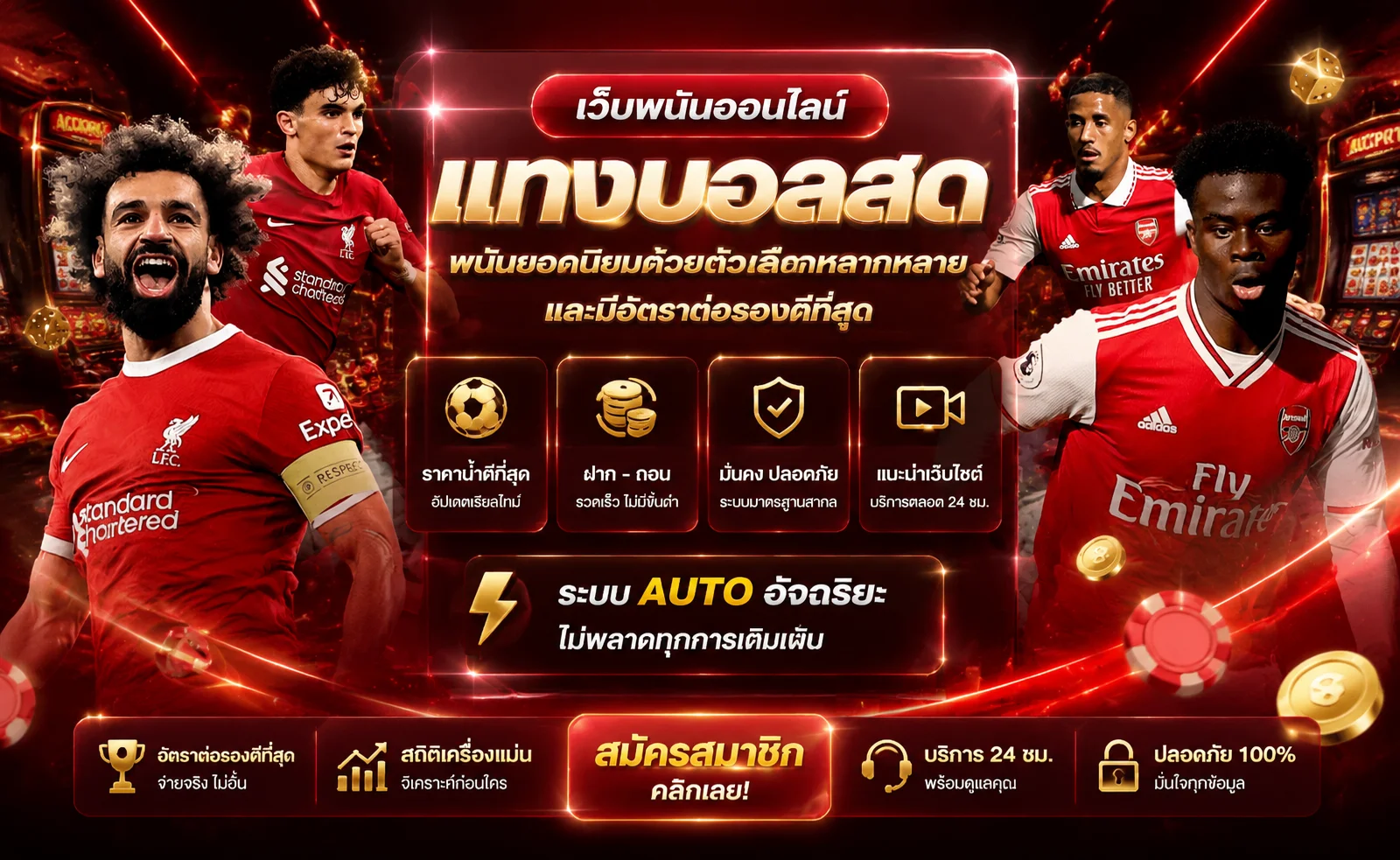 ภาพโปรโมชั่นคาสิโนสดและการตั้งงบ OKHENG18